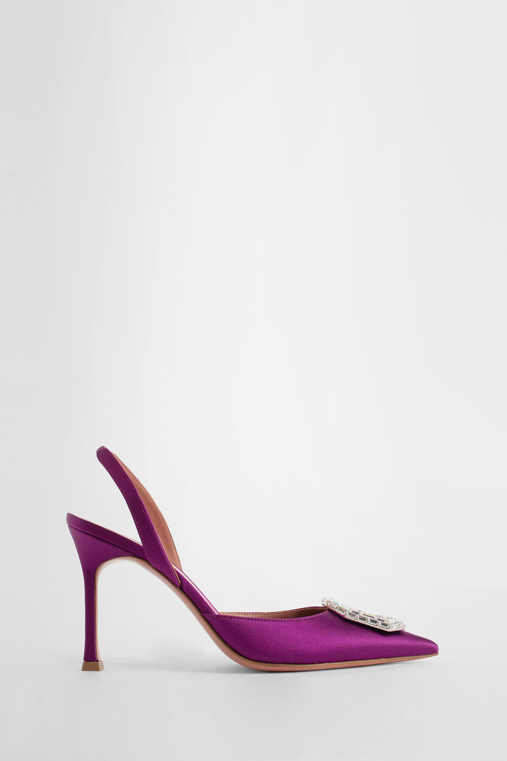 AMINA MUADDI WOMAN PURPLE PUMPS