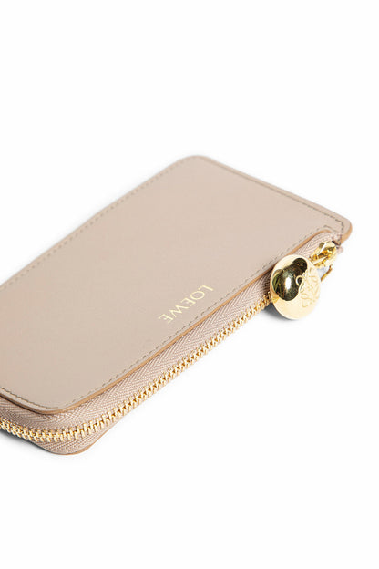 LOEWE WOMAN BEIGE WALLETS & CARDHOLDERS