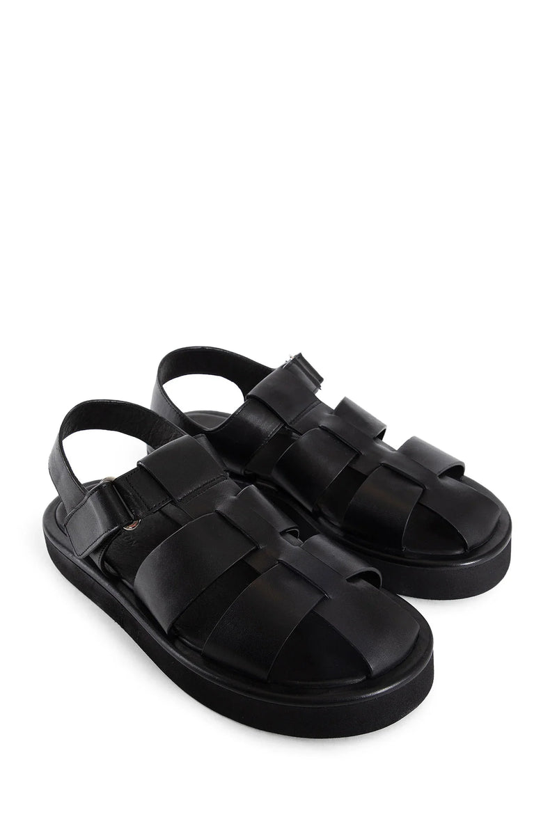 STUDIO NICHOLSON WOMAN BLACK SANDALS & SLIDES - Antonioli.eu