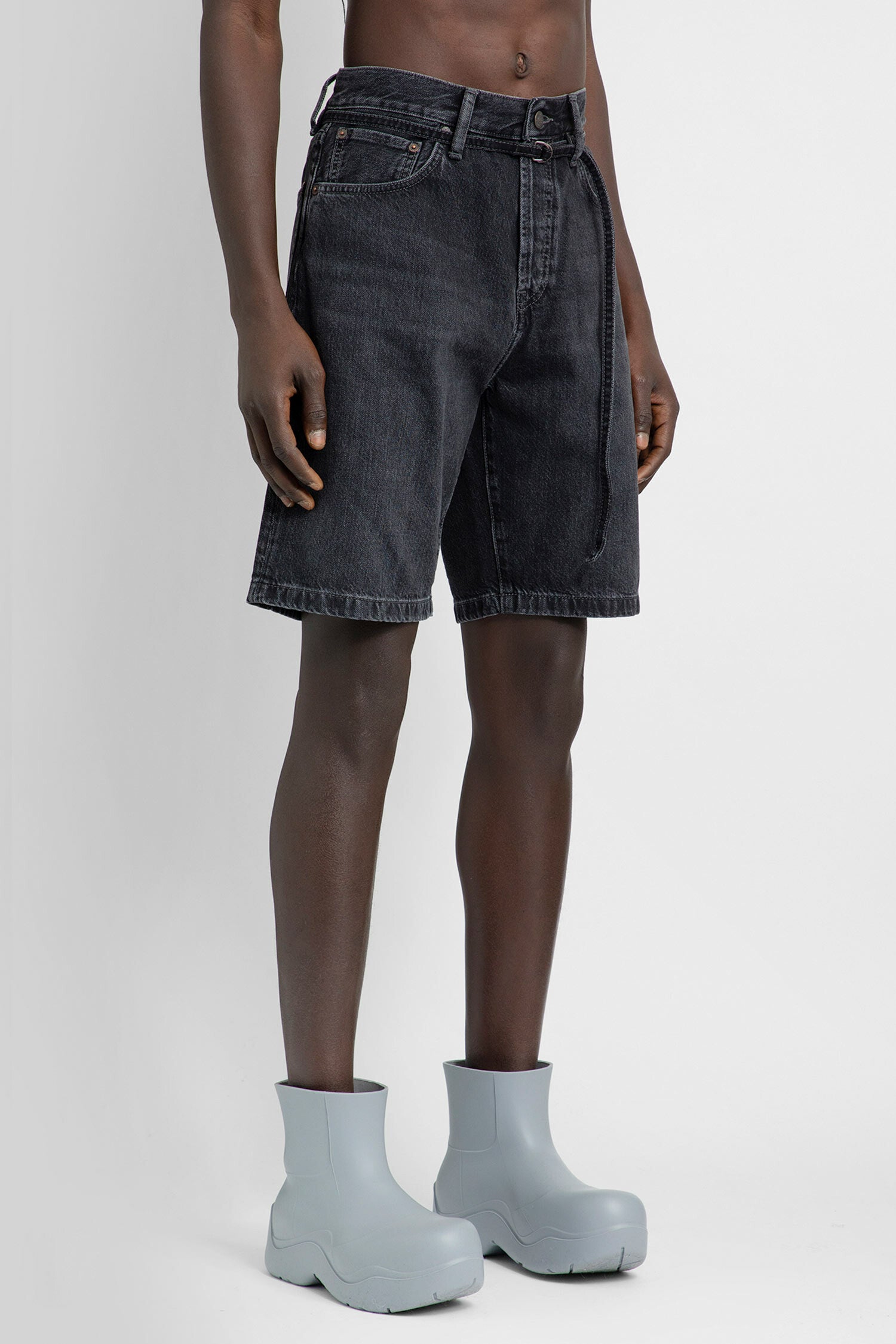 ACNE STUDIOS MAN BLACK SHORTS & SKIRTS