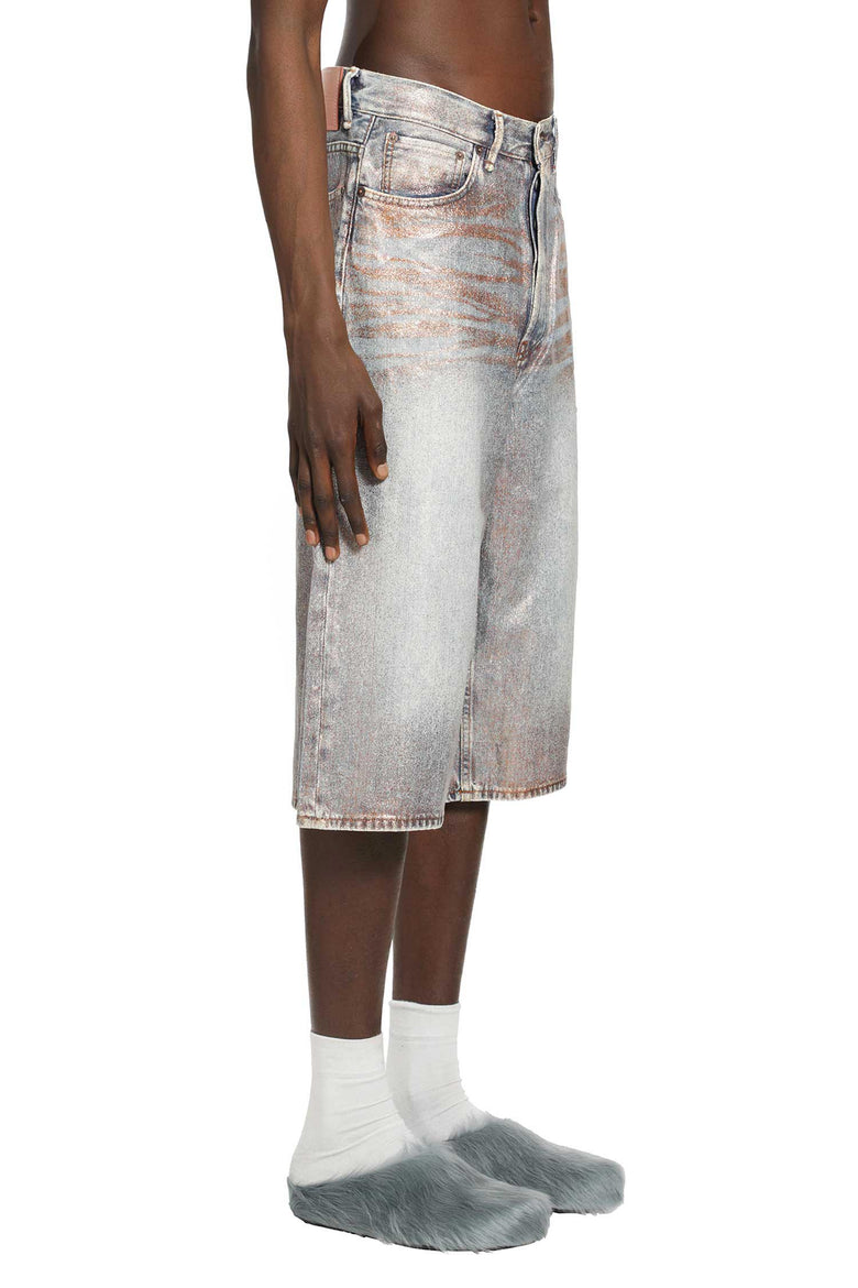 
              Viscose Cotton Denim Shorts
            