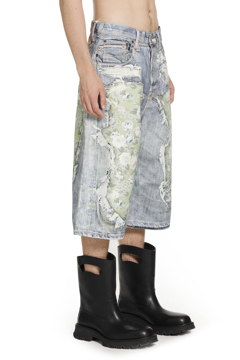 ACNE STUDIOS Trompel-L'Oeil Denim Shorts man