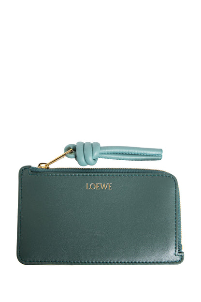 LOEWE WOMAN GREEN WALLETS & CARDHOLDERS