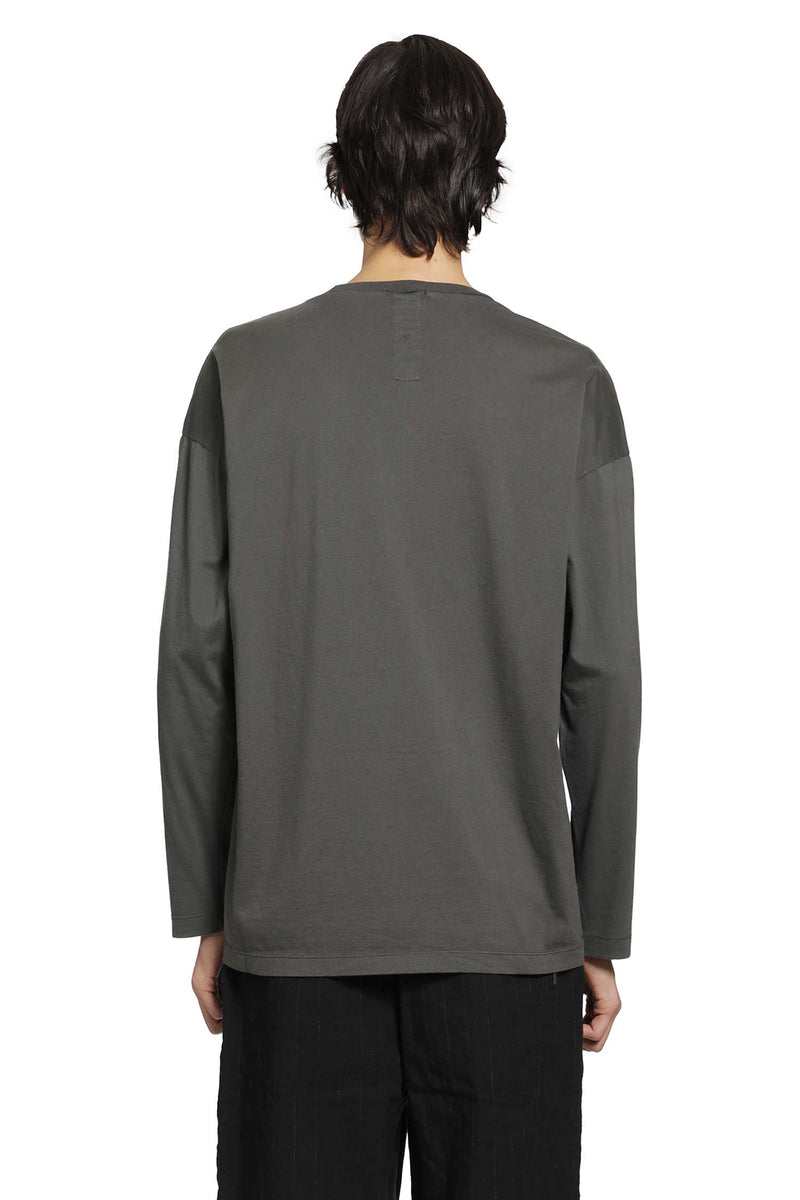 TRANSIT Cotton Jersey Long Sleeve T-Shirt man