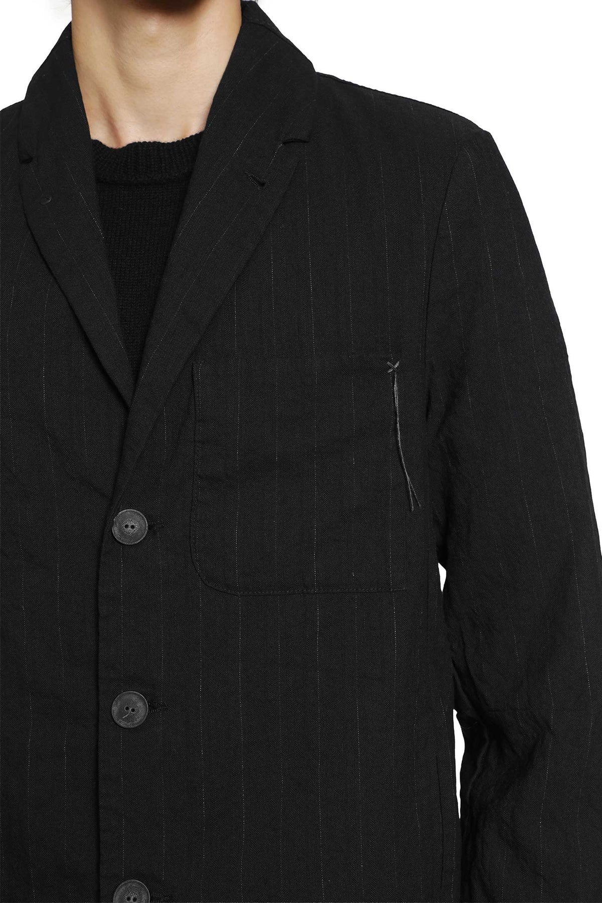 Mottle Pinstripe Blazer
