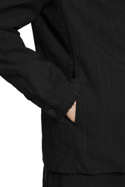 Mottle Pinstripe Blazer