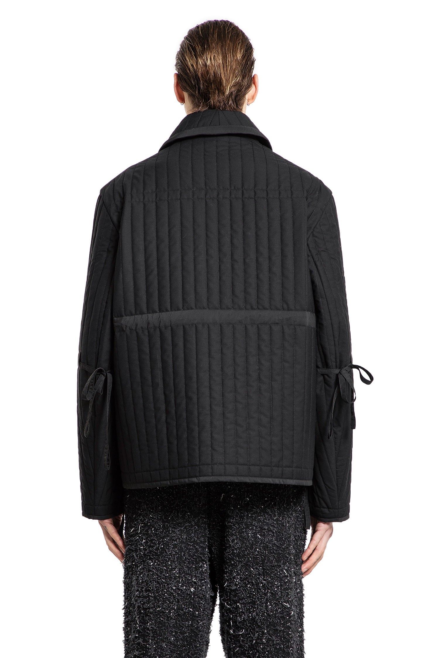 Wool Quilted Worker Jacket