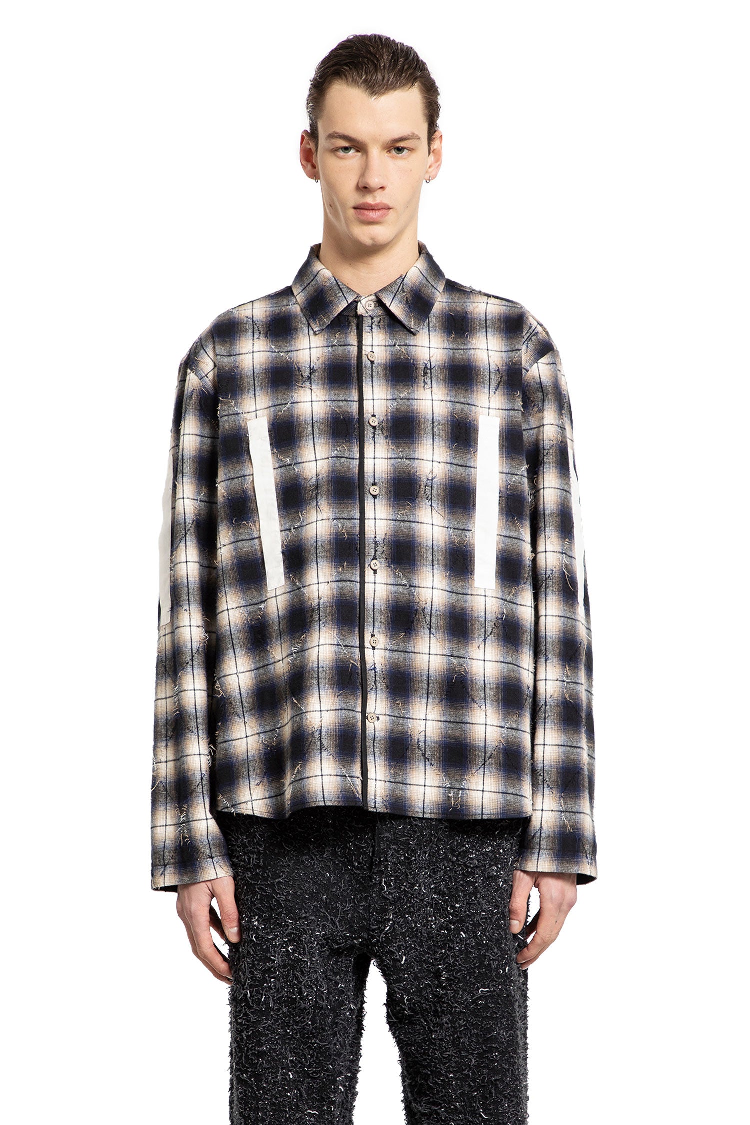 Plaid Split Shirt