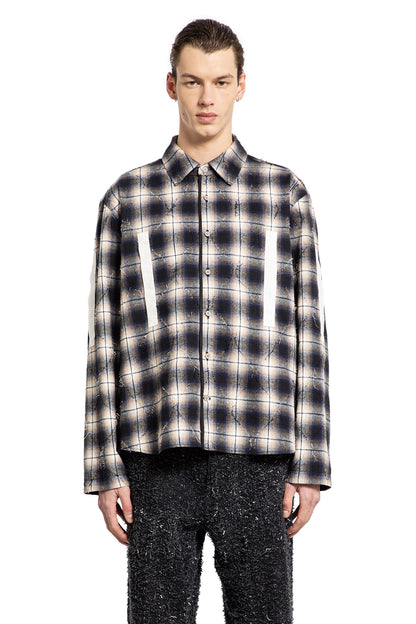 Plaid Split Shirt