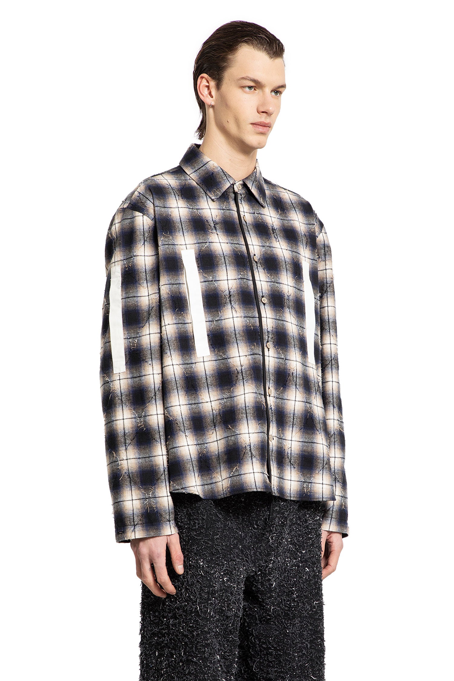 Plaid Split Shirt