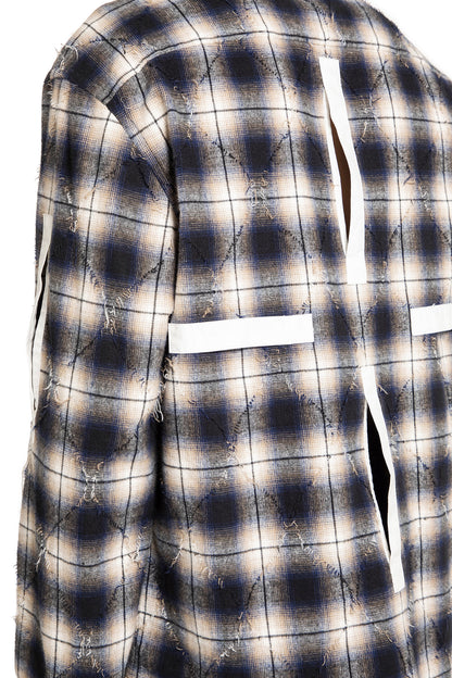 Plaid Split Shirt
