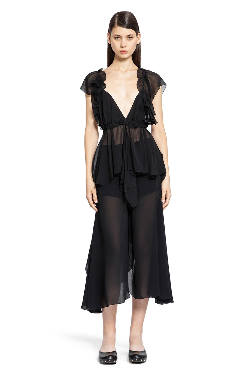CHLOÉ WOMAN BLACK TOPS - Antonioli.eu