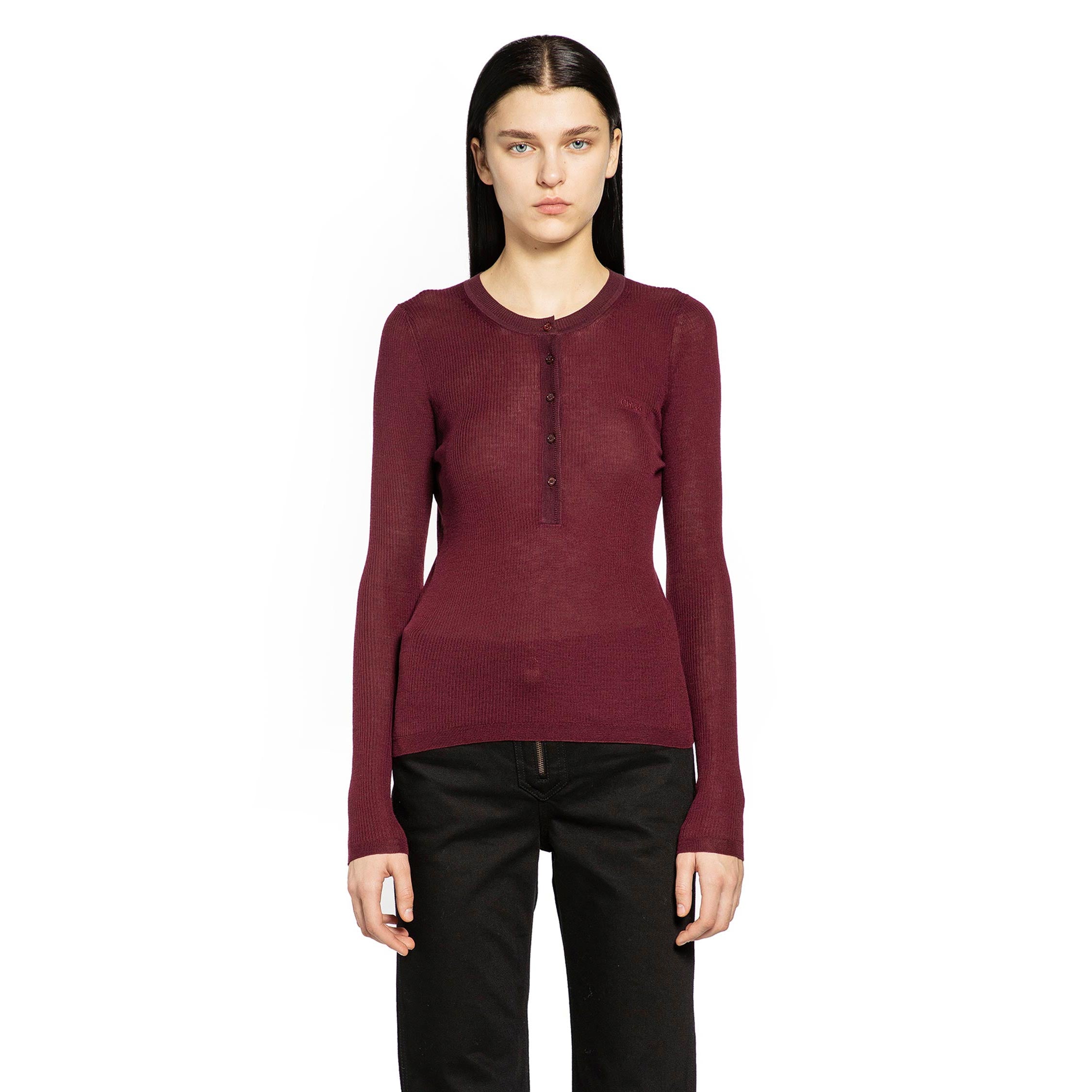 Henley Shirt in Superfine Wool Knit