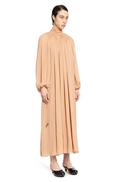 CHLOÉ WOMAN BROWN DRESSES