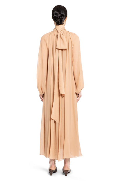 CHLOÉ WOMAN BROWN DRESSES