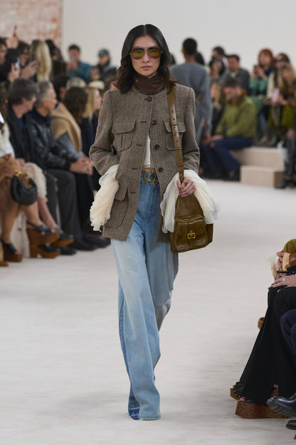 CHLOÉ WOMAN BROWN JACKETS