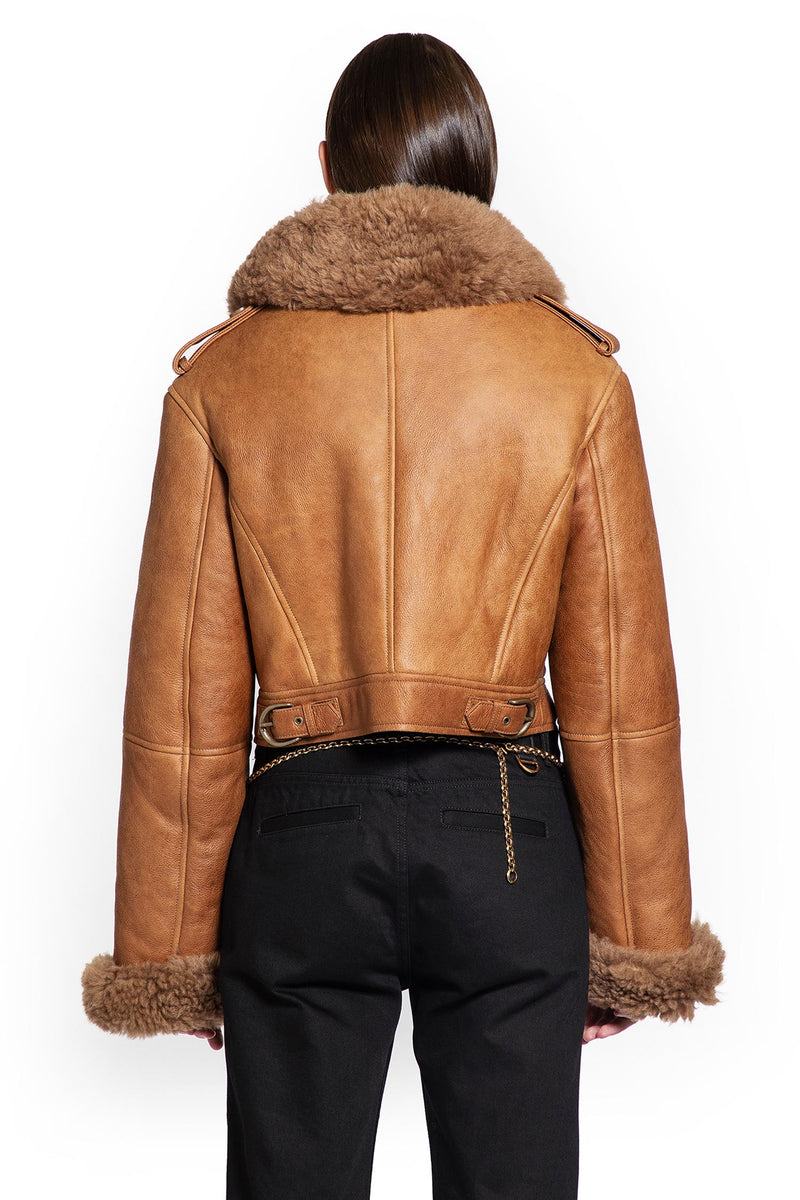 Cropped Shearling Jacket