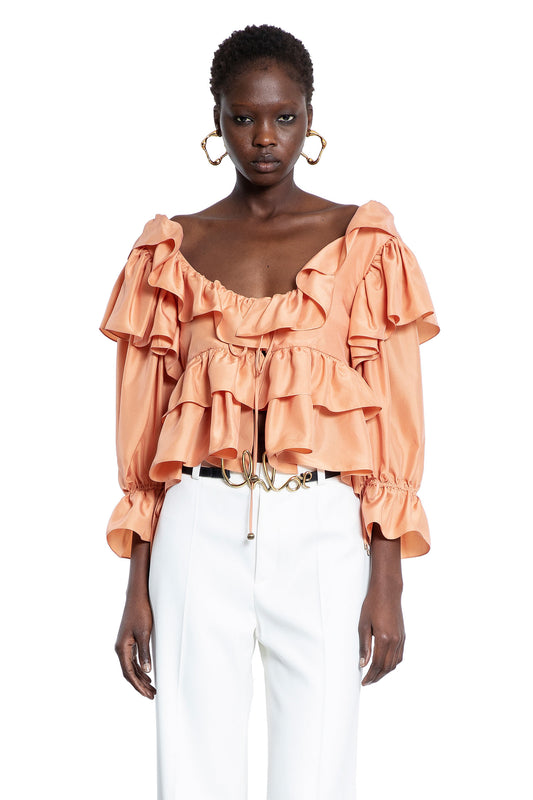 CHLOÉ WOMAN PINK SHIRTS