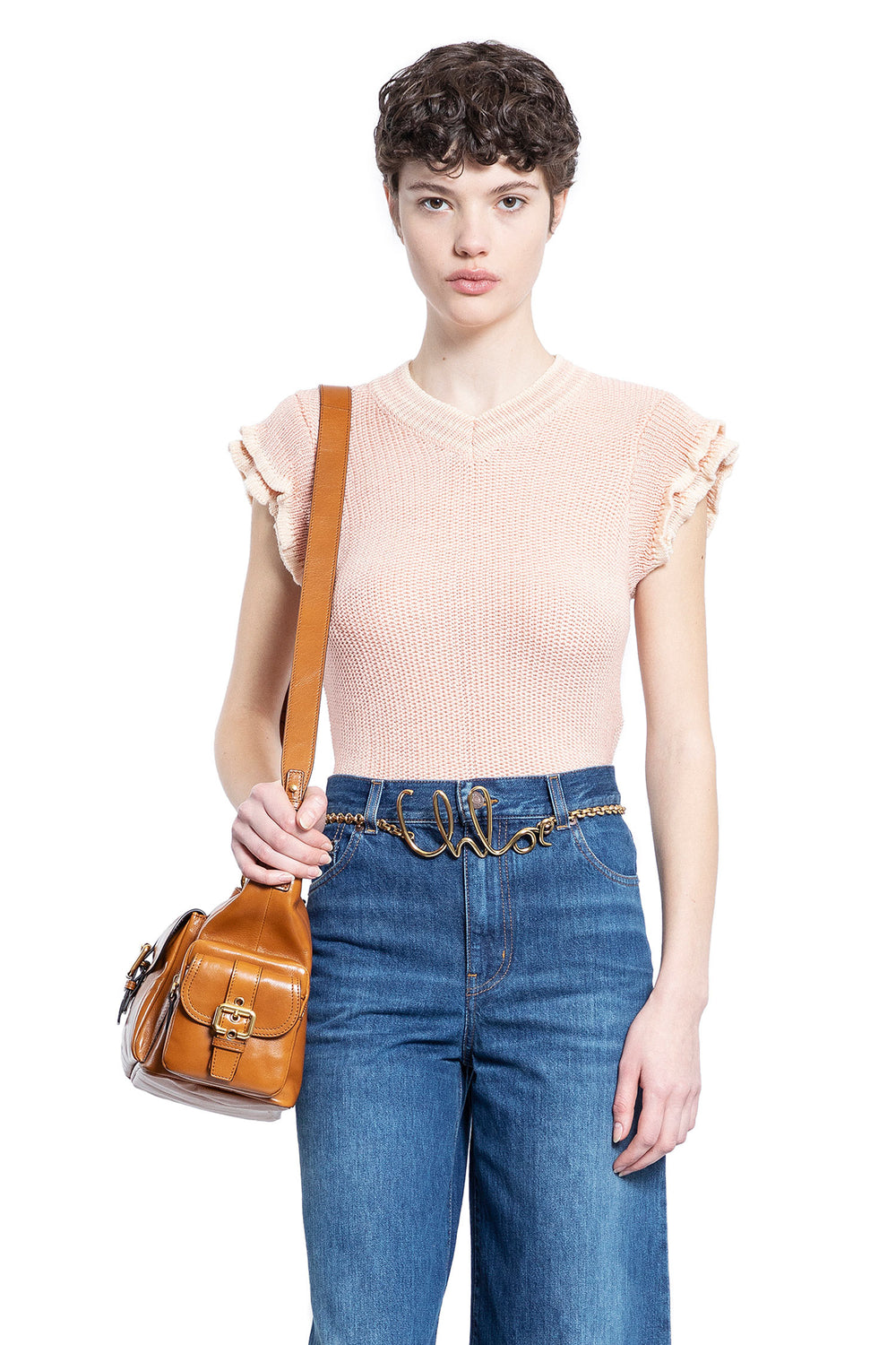 CHLOÉ WOMAN PINK TOPS