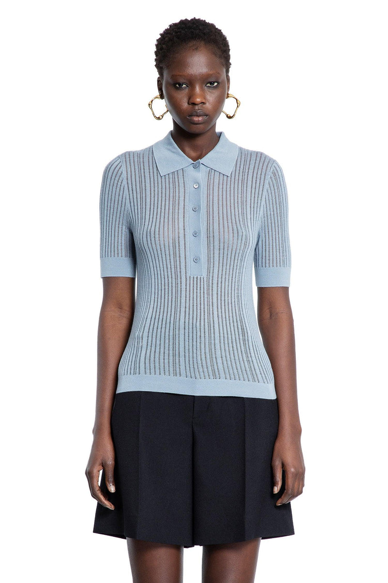 CHLOÉ WOMAN BLUE T-SHIRTS & TANK TOPS - Antonioli.eu