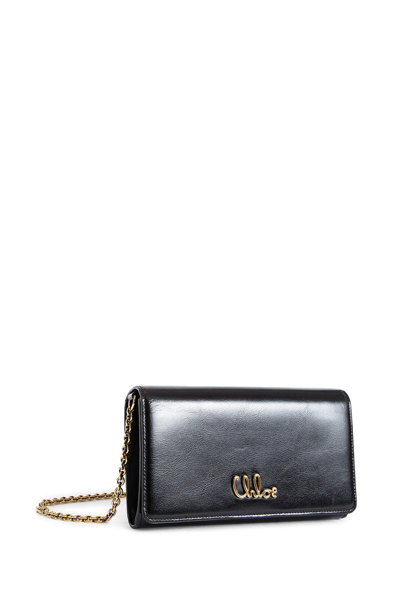 CHLOÉ WOMAN BLACK WALLETS & CARDHOLDERS