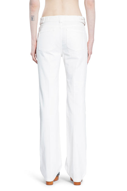 CHLOÉ WOMAN WHITE TROUSERS