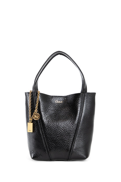 CHLOÉ WOMAN BLACK TOP HANDLE BAGS