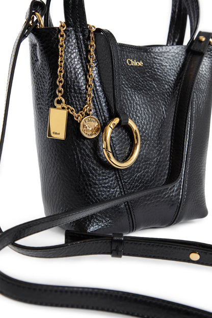 CHLOÉ WOMAN BLACK TOP HANDLE BAGS