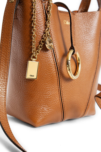 CHLOÉ WOMAN BROWN TOTE BAGS