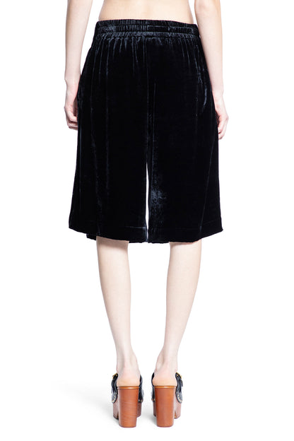 CHLOÉ WOMAN BLACK SHORTS