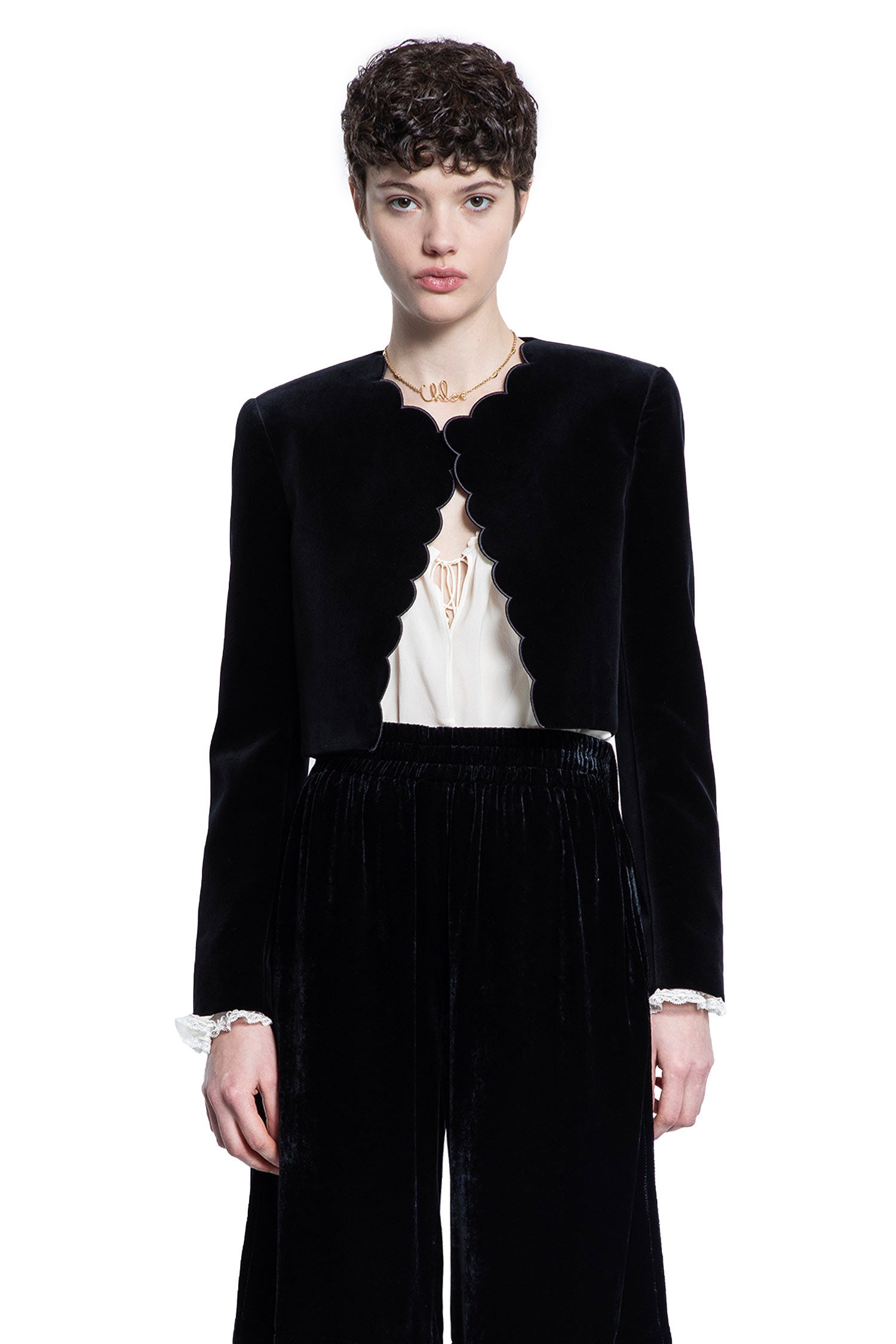 CHLOÉ WOMAN BLACK BLAZERS