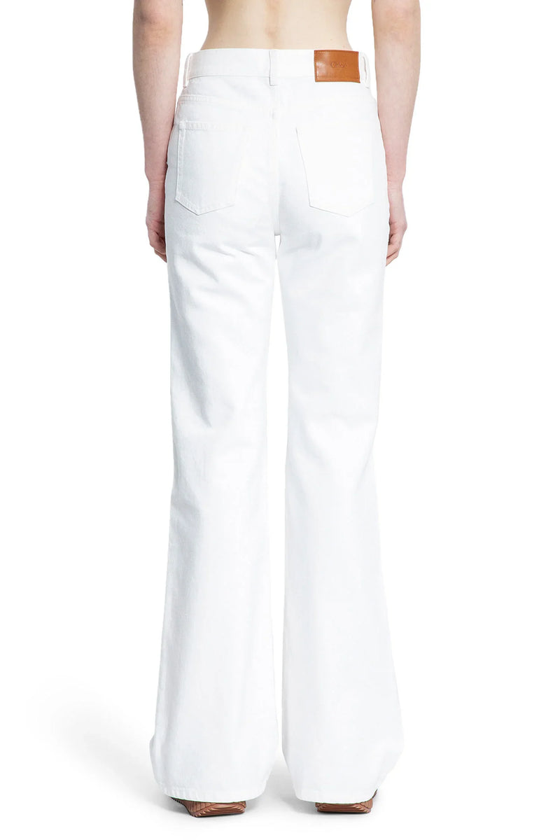CHLOÉ WOMAN WHITE JEANS - Antonioli.eu