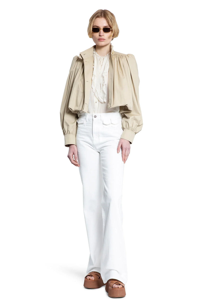 CHLOÉ WOMAN WHITE JEANS - Antonioli.eu