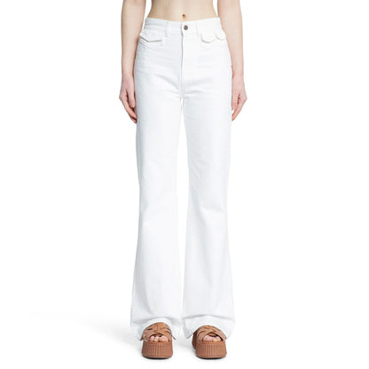 CHLOÉ WOMAN WHITE JEANS - Antonioli.eu