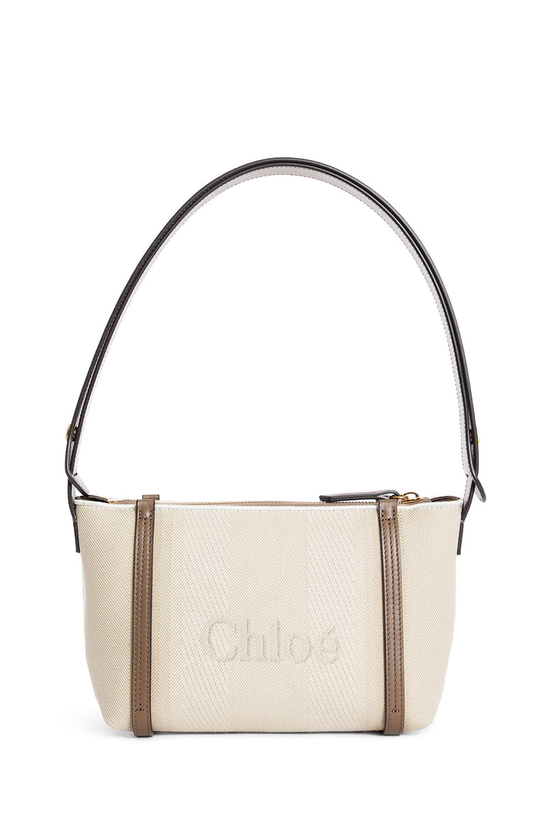 CHLOÉ WOMAN BEIGE SHOULDER BAGS