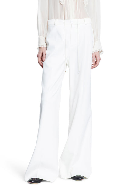 CHLOÉ WOMAN WHITE TROUSERS