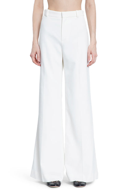 CHLOÉ WOMAN WHITE TROUSERS