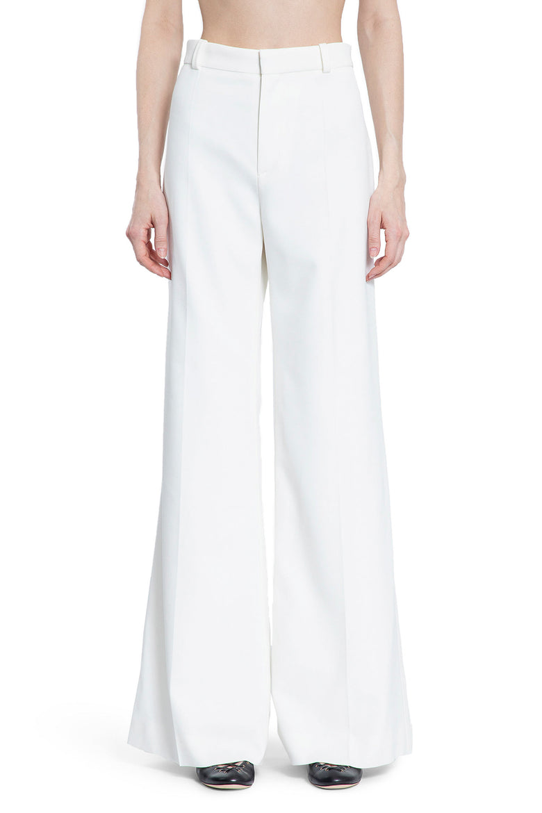 CHLOÉ WOMAN WHITE TROUSERS