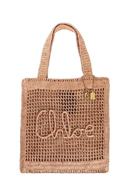 CHLOÉ WOMAN BEIGE TOTE BAGS