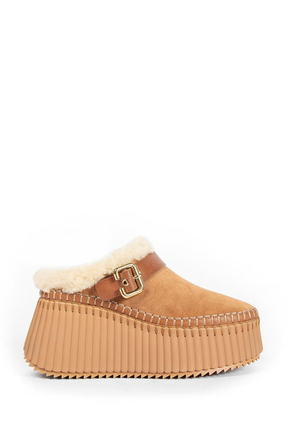 CHLOÉ WOMAN BROWN BOOTS