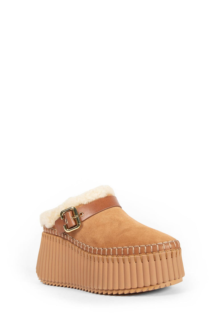 CHLOÉ WOMAN BROWN BOOTS