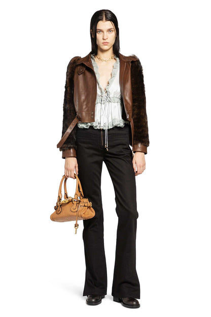 Washed Silk Satin and Lace Sleeveless Top