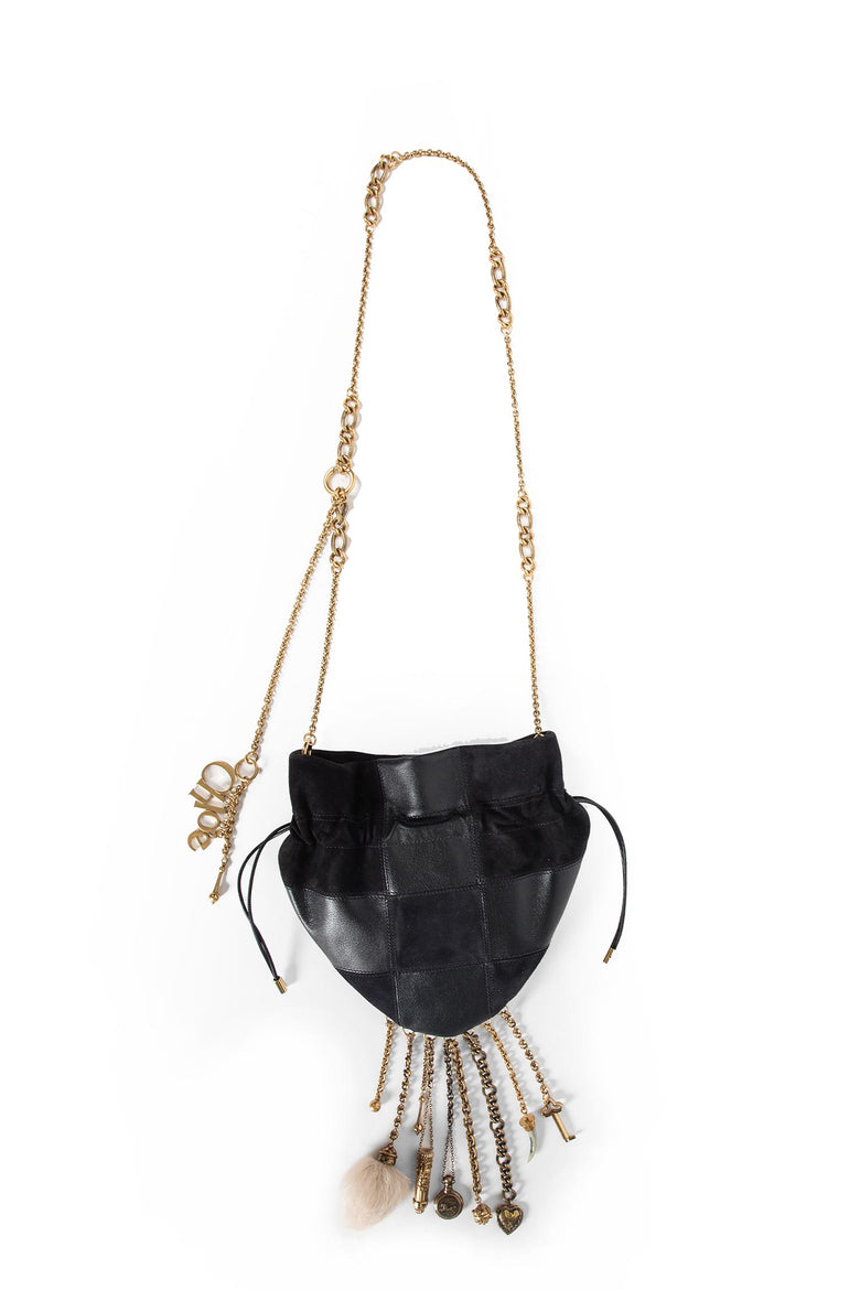 CHLOÉ WOMAN BLACK SHOULDER BAGS