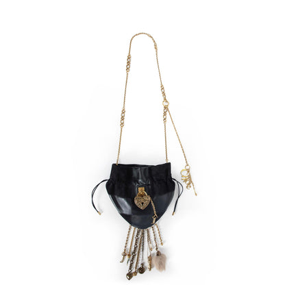 CHLOÉ WOMAN BLACK SHOULDER BAGS