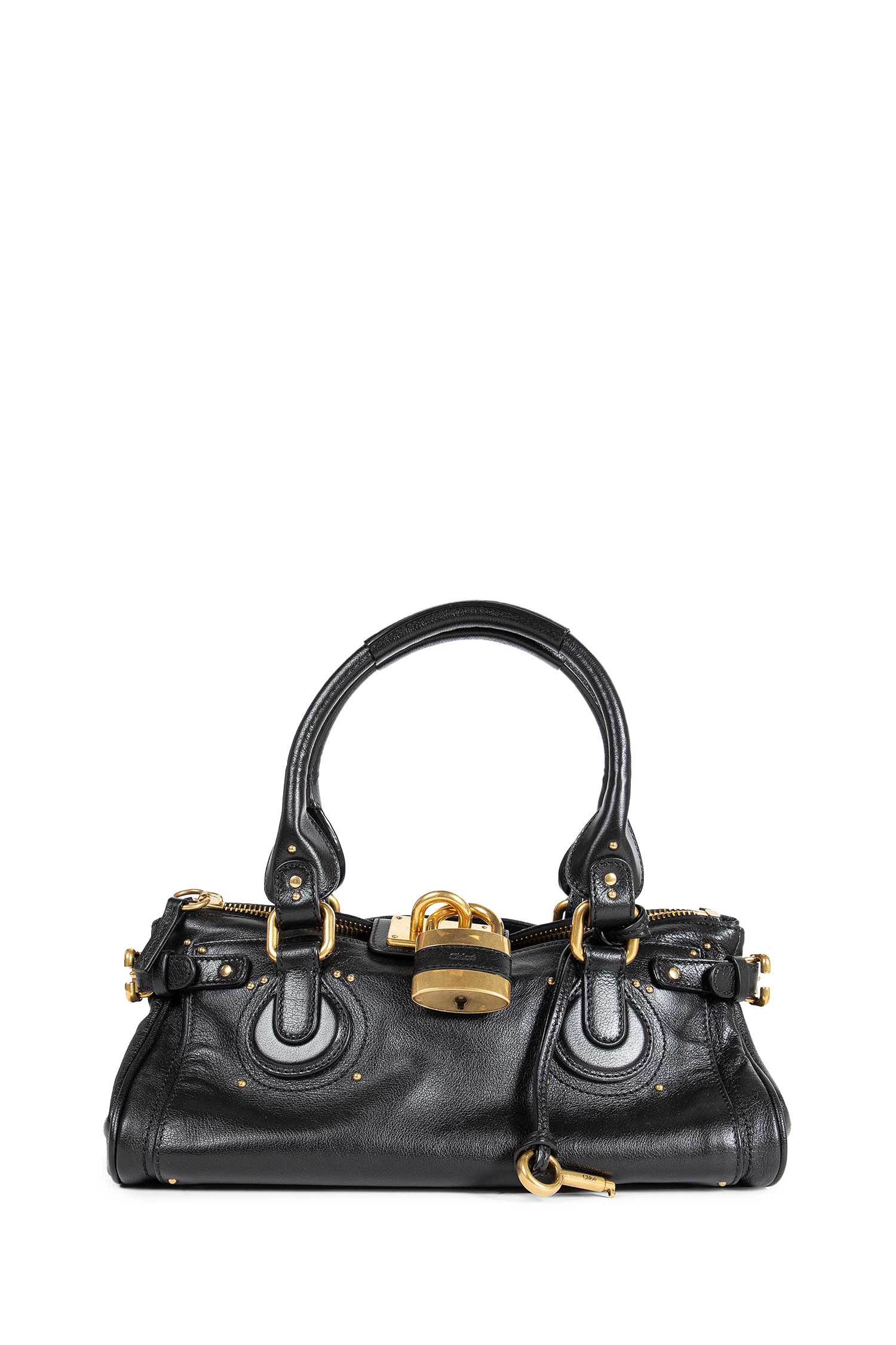 CHLOÉ WOMAN BLACK TOP HANDLE BAGS