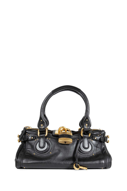 CHLOÉ WOMAN BLACK TOP HANDLE BAGS