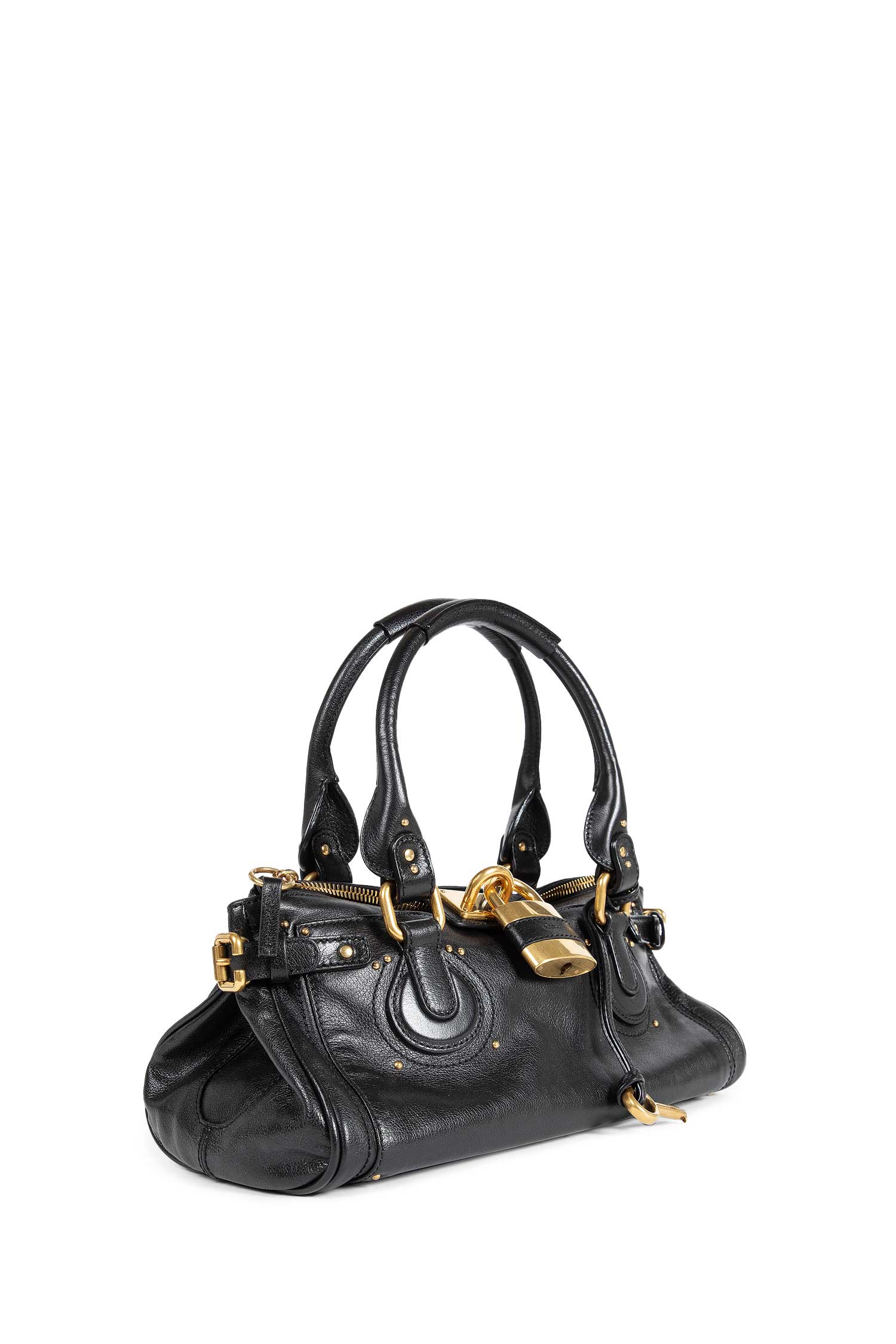 CHLOÉ WOMAN BLACK TOP HANDLE BAGS