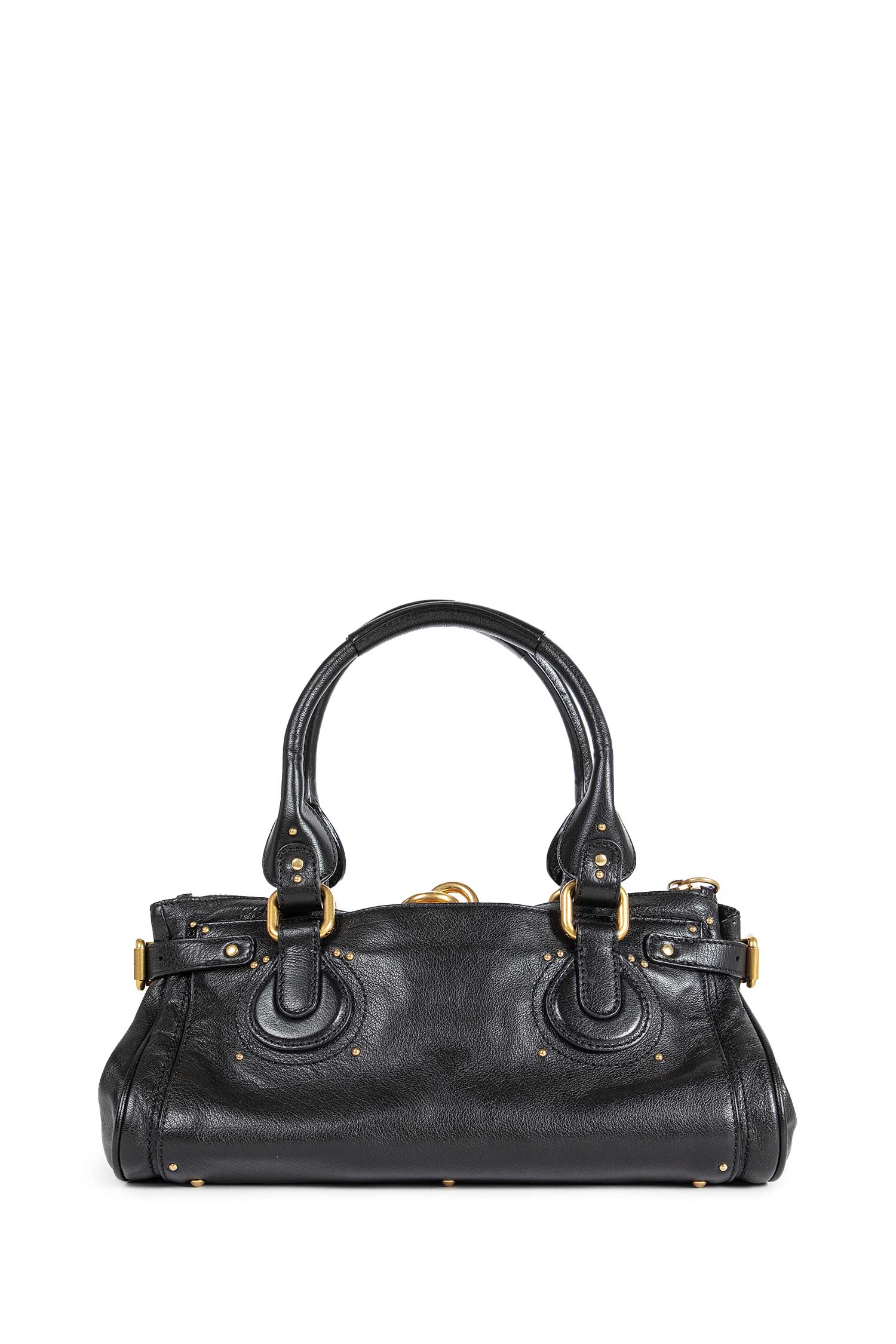 CHLOÉ WOMAN BLACK TOP HANDLE BAGS