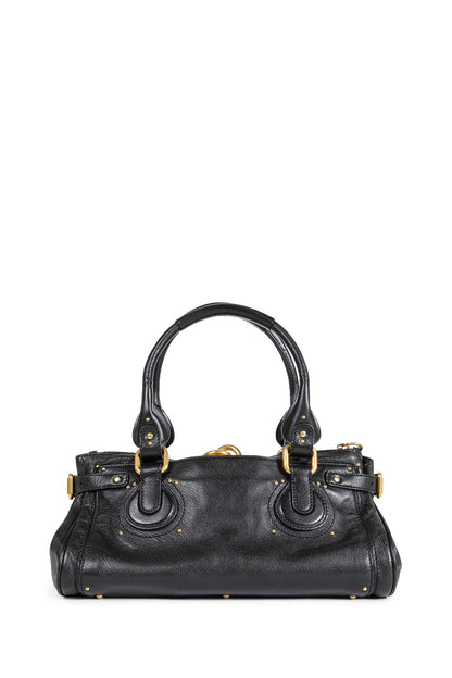 CHLOÉ WOMAN BLACK TOP HANDLE BAGS