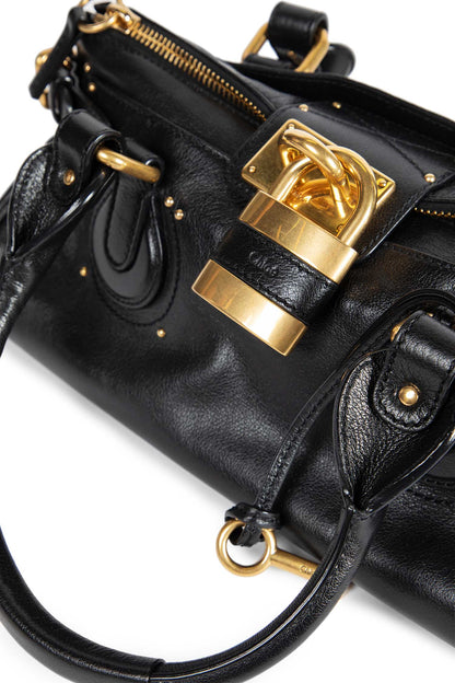CHLOÉ WOMAN BLACK TOP HANDLE BAGS